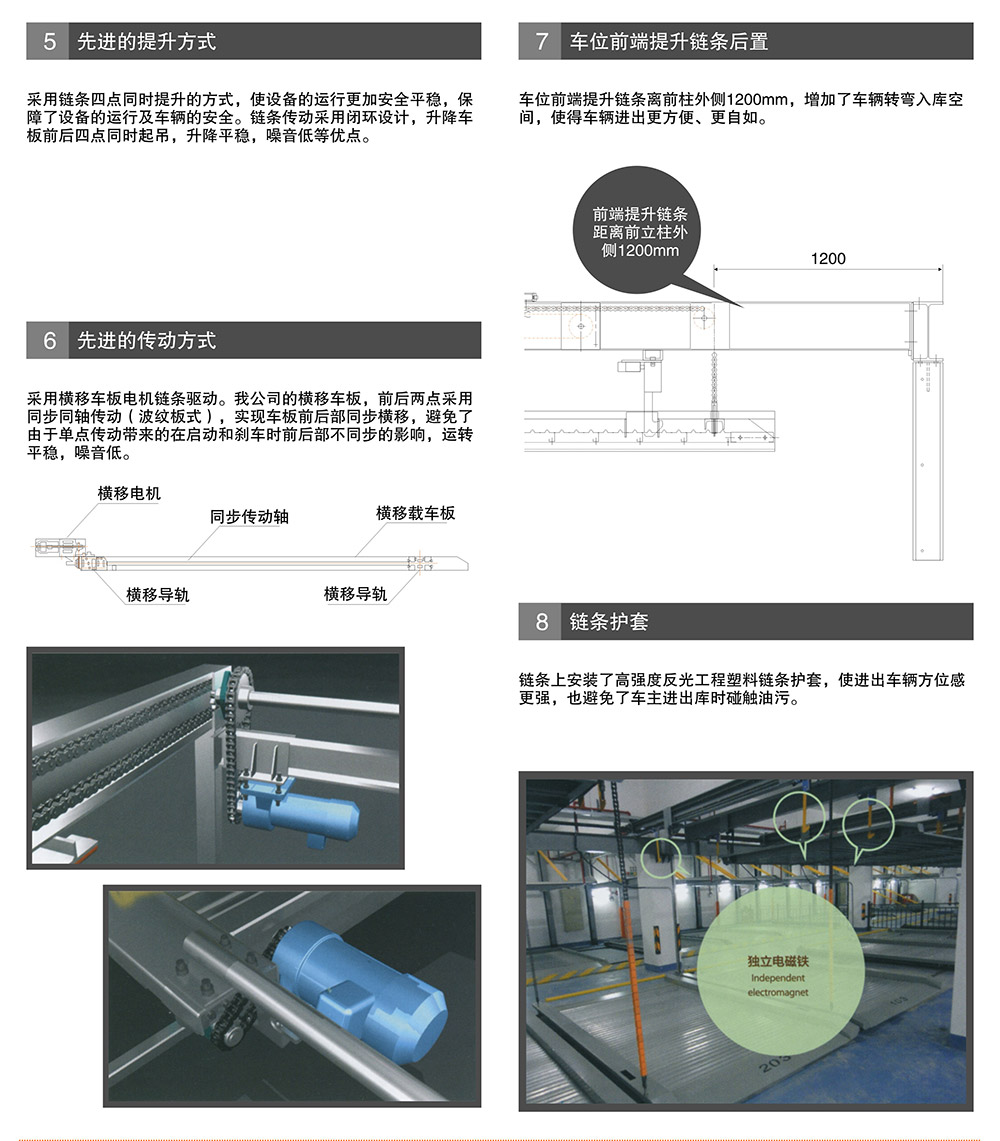 负二正二地坑PSH4D2四层升降横移式立体停车设备提升方式链条保护.jpg